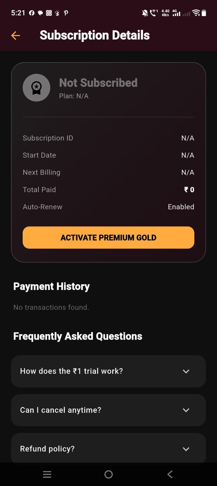 Gogo App Screenshot